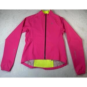 Pearl Izumi Jacket Women’s Small Full Zip Cycling Hot Pink Reflective